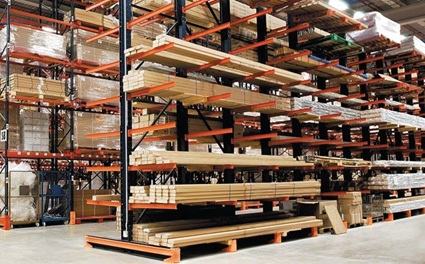 Cantilever Rack for Clovis warehouses